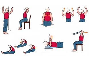 physical exercise in chest osteochondrosis