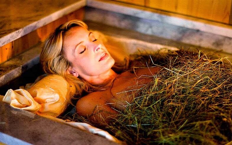 Herbal bath for cervical osteochondrosis